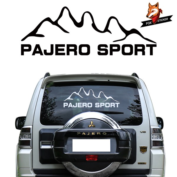 Gloss Auto Side Car Sticker Window Sticker Mountains Styling Graphic Vinyl Car Decal Car Sticker for Mitsubishi Pajero Sport